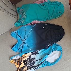 3 gk Adult Medium Leotards